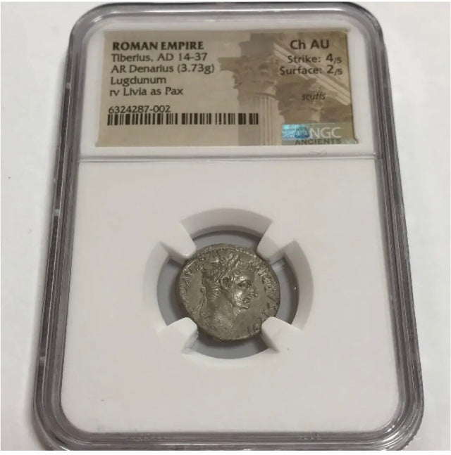 高鑑定】ファウスティナジュニア （2世）古代ローマ デナリウス 銀貨