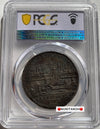 【唯一最高鑑定】1782年-GCB　レゲンスブルグ　KM-444 都市景観　1/2ターラー銀貨   MS63　PCGS