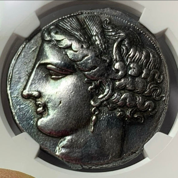 古代ギリシャ・ロードス・カリア(CARIA) ドラクマ銀貨 BC 205〜190 NGC 