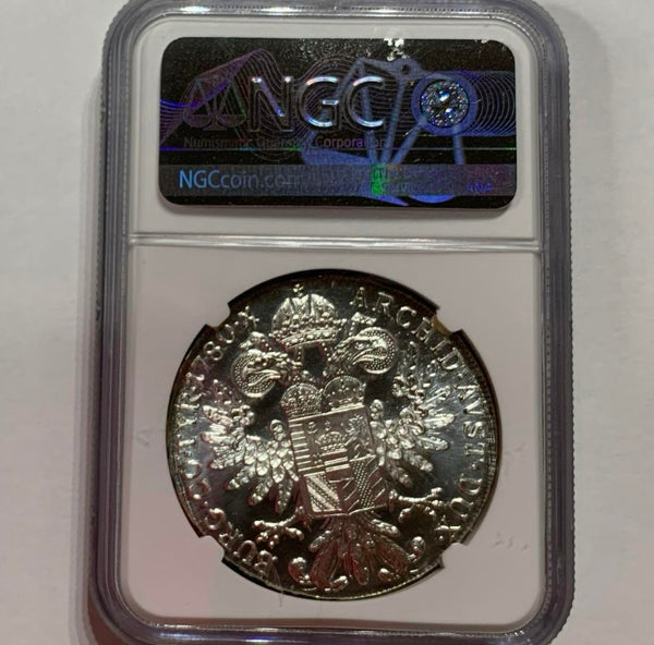 23/12/9 1780年　オーストリア　ターラー銀貨　リストライク　NGC PF68 CAMEO