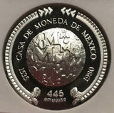 【準最高鑑定】1980年　メキシコ　445周年　メダル　NGC PF69UC （CRIコインカード付）