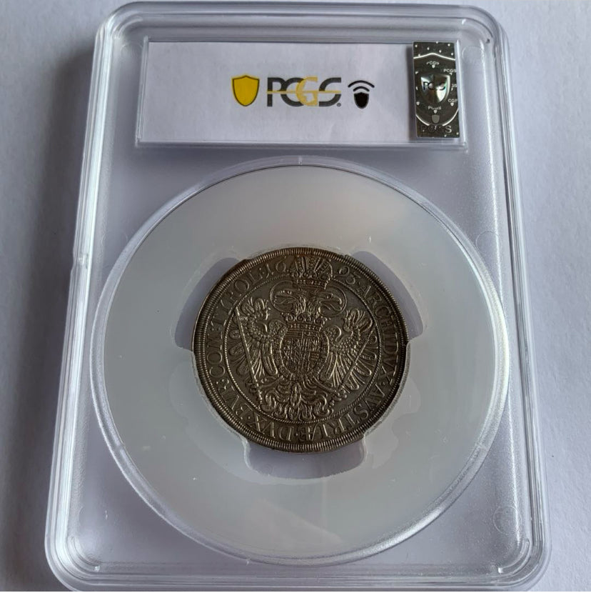 24/9/7【最高鑑定】1693年　オーストリア　ターラー銀貨　DAV-3229 PCGS MS62