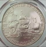 【最高鑑定】2007年　アメリカ　リバティ銀貨１ドル　Jamestown.   PCGS 　MS70 （CRIコインカード付）