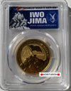 【最高鑑定】2020年　ツバル　💲100  1オンス金貨　硫黄島の戦い75周年記念 MS70 PCGS