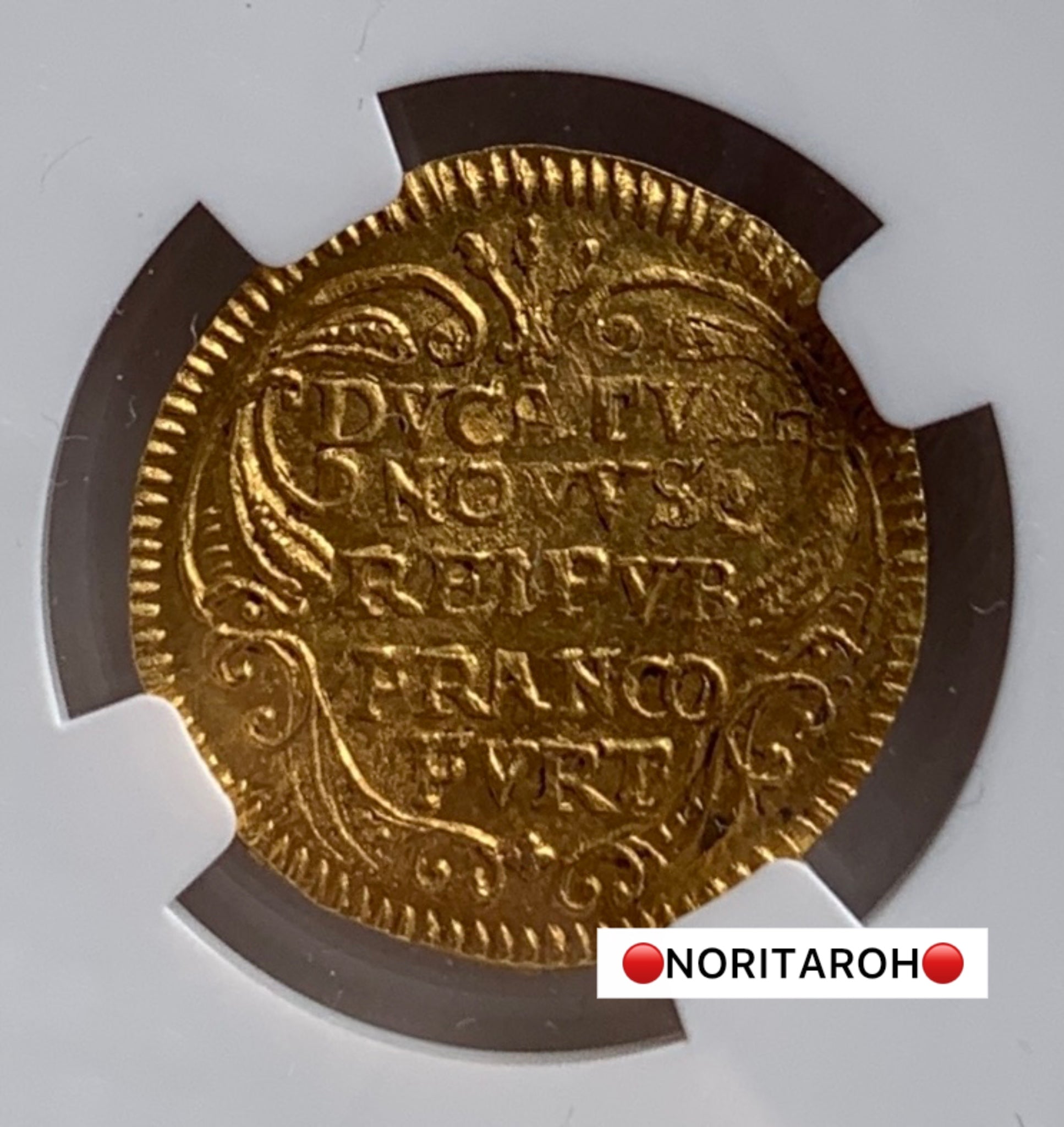 【委託販売2026】1658年 ドイツ　ダカット金貨　フランクフルト　FR-976 MS63 NGC