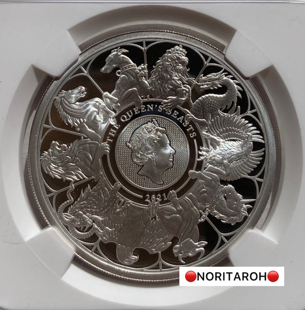 【最高鑑定ファーストリリース】2021年　イギリス　コンプリーター　1オンス銀貨（箱付）PF70UC ファーストリリース　NGC