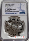 【最高鑑定ファーストリリース】2021年　イギリス　コンプリーター　1オンス銀貨（箱付）PF70UC ファーストリリース　NGC