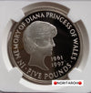 【最高鑑定】1999年　イギリス　ダイアナ　28.28g（925silver）銀貨（箱付）      PF70UC NGC