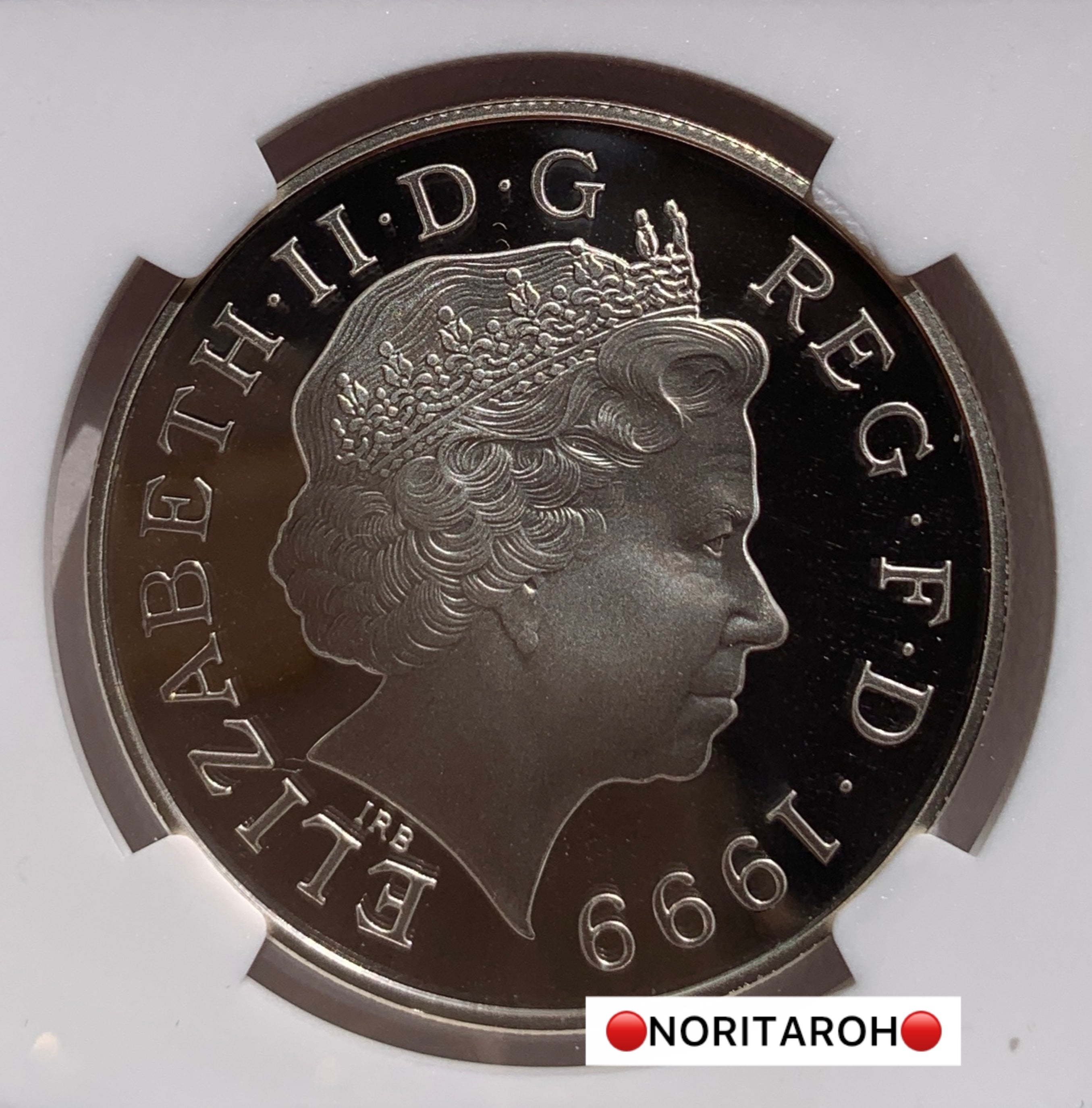 【最高鑑定】1999年　イギリス　ダイアナ　28.28g（925silver）銀貨（箱付）      PF70UC NGC