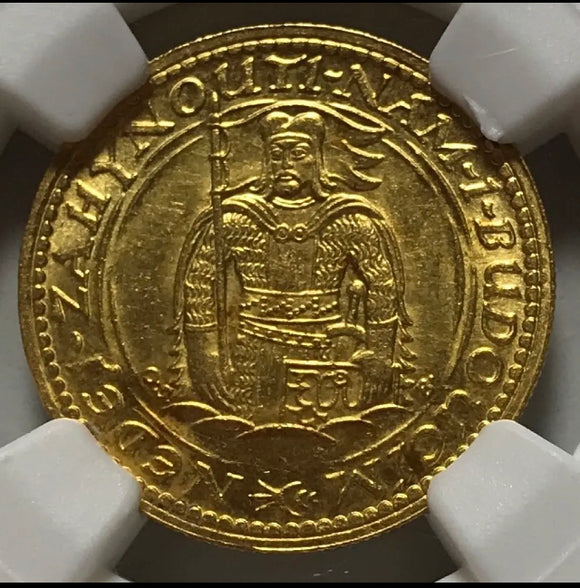 高鑑定】1931 チェコスロバキア 1ダカット金貨 MS63